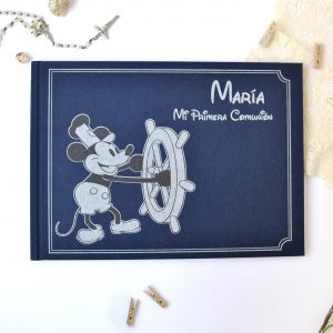 Libro de firmas Mickey Mouse retro