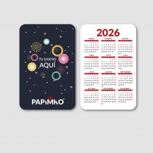 calendario de bolsillo personalizado