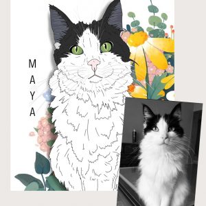 ILUSTRACIÓN MASCOTA PERSONALIZADA