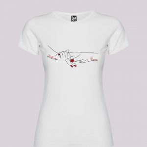 camiseta dia de la madre manos