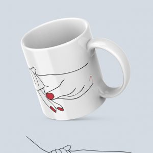 taza manos personalizada