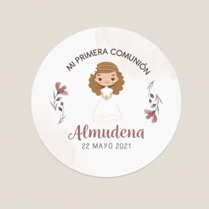 pegatina vinilo comunión coral